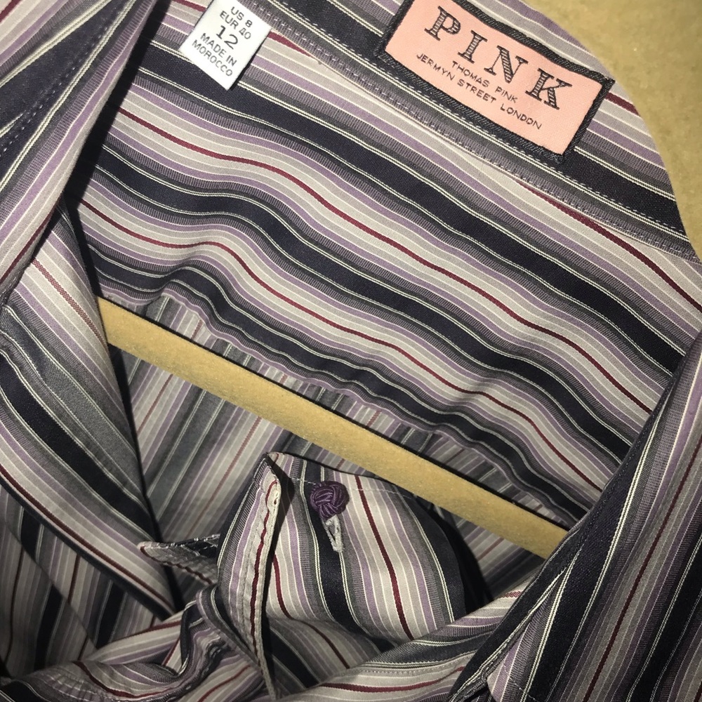Thomas Pink Stripe Fr Cuff sz8/UK12 - Picture 5 of 5